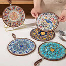 Axyaa Non-slip Enamel Casserole Mat for Heat Insulation and High Temperatures