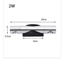 Axyaa Adjustable Angle LED Wall Lamp for Bedroom, Aluminum Nordic Design