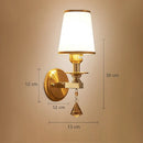 Axyaa Glass Wall Lamp LED Bedside Light for Modern Minimalist Home Decor