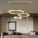 Axyaa Nordic Stainless Steel Pendant Chandelier for Dining & Living Room