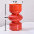 Axyaa Nordic Retro Glass Vase for Hydroponic Plants and DIY Flower Arrangements