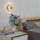 Axyaa Nordic Glass LED Wall Lamp Minimalist Reflective Lighting for Home Decor
