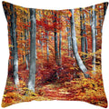 Axyaa Vintage Forest Pattern Pillow Case - Designer Sofa Cushion Cover