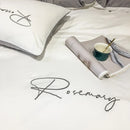 Axyaa Embroidered Bedding Set King Size Duvet Cover Set Skin Friendly Blanket Cover