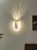 Axya Flame Atmosphere Wall Lamp: Nordic Designer Bedroom Reading Light