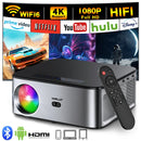 Axyaa 4K Android Projector 8K Decode WiFi Portable Home Theater Proyector Beamer