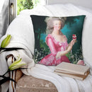 Axyaa Le Jardin Pillowcase Polyester Printed Zip Decor Sofa Cushion Cover
