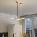 Axyaa Minimalist Line Chandelier Pendant Lamps for Kitchen Dining Table Lighting