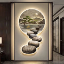 Axyaa Crystal Ceramic LED Wall Lamp for Modern Wall Decor