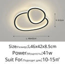 Axyaa Nordic LED Ceiling Lamp Remote Control Chandelier for Living Room, Bedroom, Dining Room
