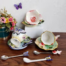 Axyaa Ceramic Rose Goldfish Coffee Cup Set