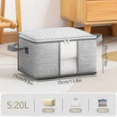 Axyaa Duvet Blanket Storage Bag: Big Capacity Clothing Organizer for Home Wardrobe
