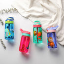 Axyaa Dinosaur Kids Water Bottle Sippy Cup with Straw - Leakproof, Cartoon Design