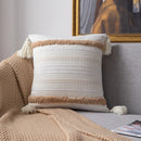 Axyaa Tufted Luxury Pillow Cover for Stylish Homestays, 30/45/50CM Headboard Cushion