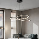 Axyaa Nordic Chandelier Black/White Indoor Hanging Chandelier