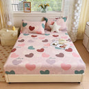 Axyaa 2024 Cotton 3-Piece Mattress Set with Pillowcases & Bedspread
