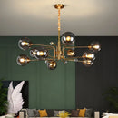 Axyaa Modern Parlor Chandelier: Minimalist Magic Beans Luxury Pendant Light
