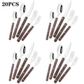 Axyaa Stainless Steel Dinnerware Set - 20pcs Western Kitchen Flatware