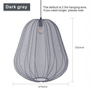 Axyaa Nordic Balloon LED Pendant Light - Wabi Sabi Fabric Ceiling Chandelier