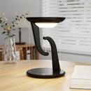 Axyaa LED Desk Lamp: Wireless Charging & Stepless Dimming Control, Night Light & Bedroom Decor