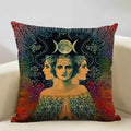 Axyaa New Mexico Painter Self Portrait Cushion Cover - Decor Pillowcase for Home Office
