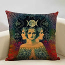 Axyaa New Mexico Painter Self Portrait Cushion Cover - Decor Pillowcase for Home Office