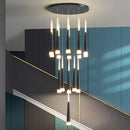 Axyaa Nordic Chandeliers Dining Room Pendant Lights Ceiling Hanging Indoor Lighting