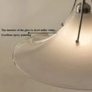 Axyaa Magnolia Glass LED Pendant Light: Modern Bauhaus Design for Bedroom, Living Room & Dining
