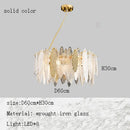 Axyaa Crystal Chandelier for Modern Luxury Living Room and Dining Hall