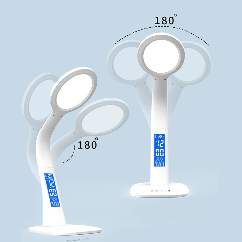 Axya LED Desk Lamp, Dimmable & Foldable, USB Chargeable, Eye Protection, Study Lighting