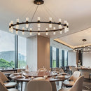 Axyaa Modern LED Ceiling Lamp Chandelier for Bedroom and Dining Room