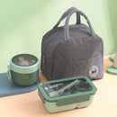 Axyaa Portable Leakproof Lunch Box Set with Thermal Bag, Large Food Storage Bag