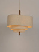 Axyaa Fabric Chandelier: Retro Medieval Style Pendant Light for Living Room, Bedroom, Restaurant & Hotel