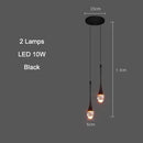 Axyaa Bubble Crystal Pendant Lights: Elegant Indoor Hanging Lamp for Home Decor