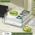 Axyaa 4-Tier Stackable Desk Paper Organizer Tray for Office Desk Organization