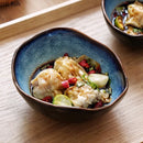 Axyaa Flame-Killed Ceramic Soup Pasta Salad Serving Bowls Set