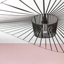 Axyaa Modern Vertigo Hat LED Suspension Lamp - Industrial Vintage Pendant Chandelier