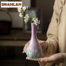 Hand-Painted Daisy Vase by Axyaa: Traditional Room Decor & Teaware Accessories