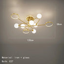 Modern Nordic Living Room Ceiling Light by Axyaa: Simple, Creative, Small-sized Lighting Fixture for Bedroom and Dining Room