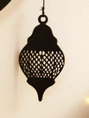 Axyaa Wooden Moon and Star Lantern - Ramadan & Eid Festival Decor, Islamic Gift