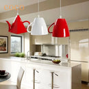 Axyaa Modern Resin Teapot Chandelier, Tea Cup Kitchen Bar and Restaurant Lighting Fixtures