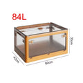 Axyaa Foldable Storage Box with Lid: Large Capacity Organizer for Toys, Books, and More