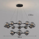 Axyaa Circular Magic Bean Pendant Light for Elegant Home Decor