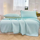 Axyaa Summer Ice Silk Jacquard Bed Sheet Set