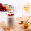 Axyaa Clear Whiskey Glasses Set of 2 - Barware Cocktail Drinkware Glassware