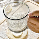 Axyaa Handheld Plastic Flour Sifter Cup - Professional Kitchen Gadget