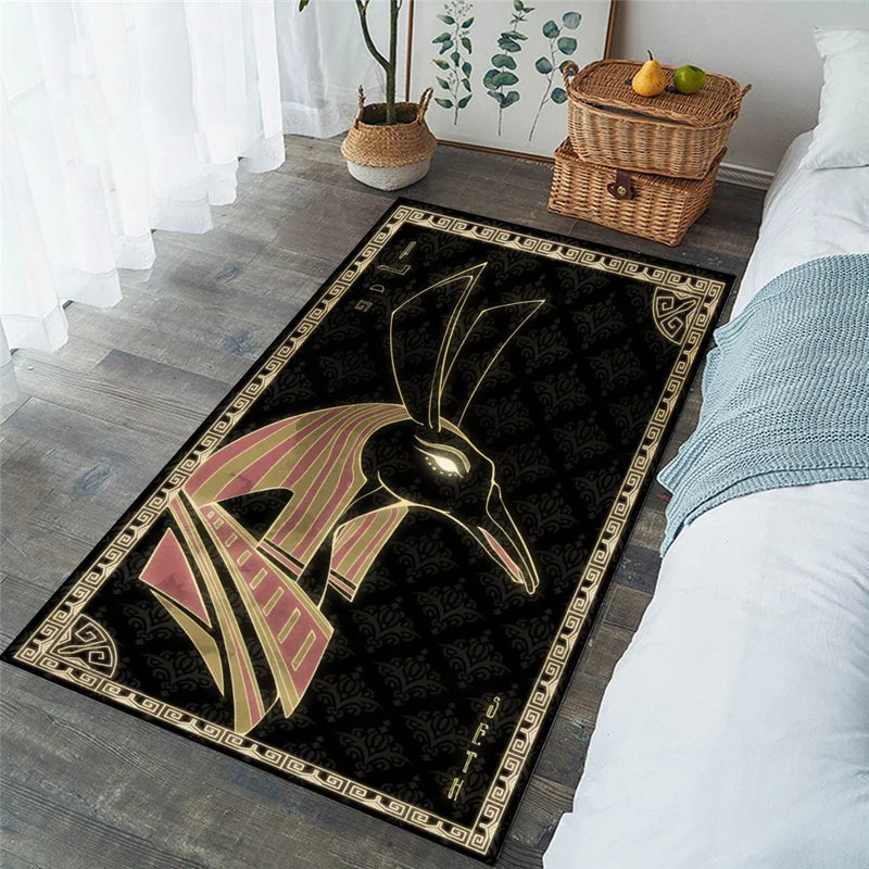 Egyptian Gods Inspired Rugs for Stylish Home Decor by Axyaa
