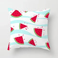 Axyaa Cartoon Watermelon Banana Print Seat Cushion Cover