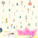 Green Plants Nordic Style Wall Sticker Set by Axyaa - Fresh Home Decor