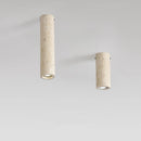 Axyaa Modern Yellow Travertine Stone Ceiling Lamp for Home Decor